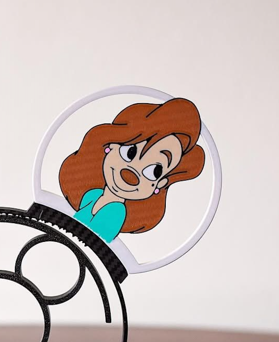 A Goofy Movie–Inspired Magnetic Headband Ears