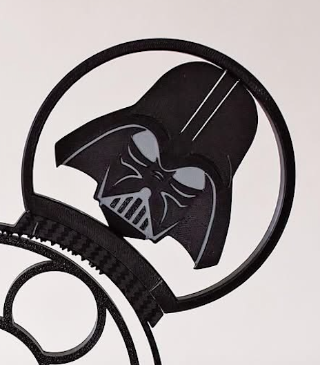 Star Wars–Inspired Magnetic Headband Ears (Dark Side Edition)