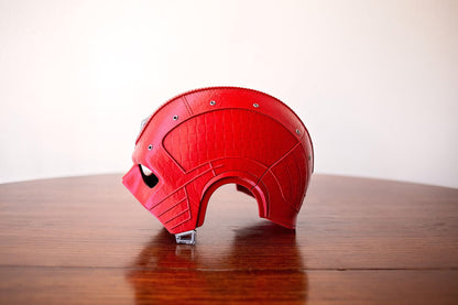 Red Guardian–Inspired Helmet Display Piece