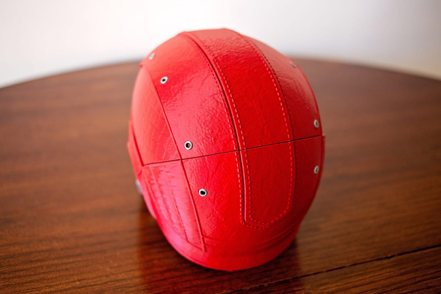 Red Guardian–Inspired Helmet Display Piece