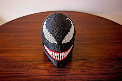 Venom-Inspired Helmet Display Piece