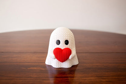 Ghost with Heart Decoration