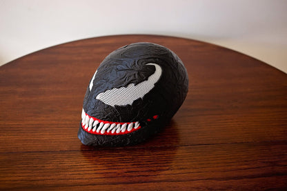 Venom-Inspired Helmet Display Piece