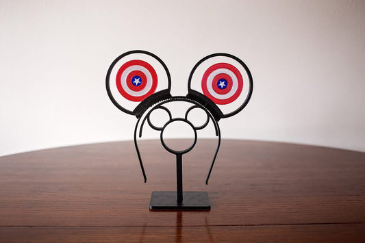 Captain America–Inspired Magnetic Headband Ears