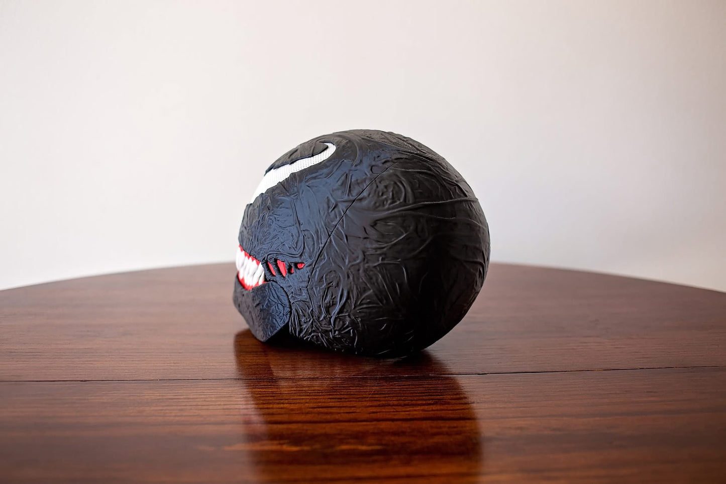 Venom-Inspired Helmet Display Piece