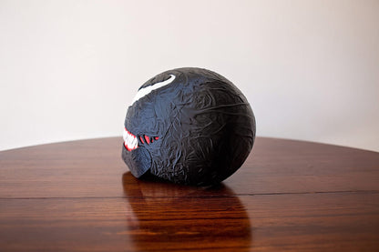 Venom-Inspired Helmet Display Piece