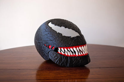 Venom-Inspired Helmet Display Piece