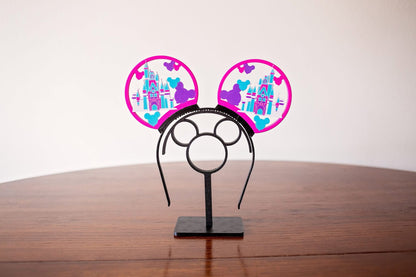 Disney Castle–Inspired Magnetic Headband Ears