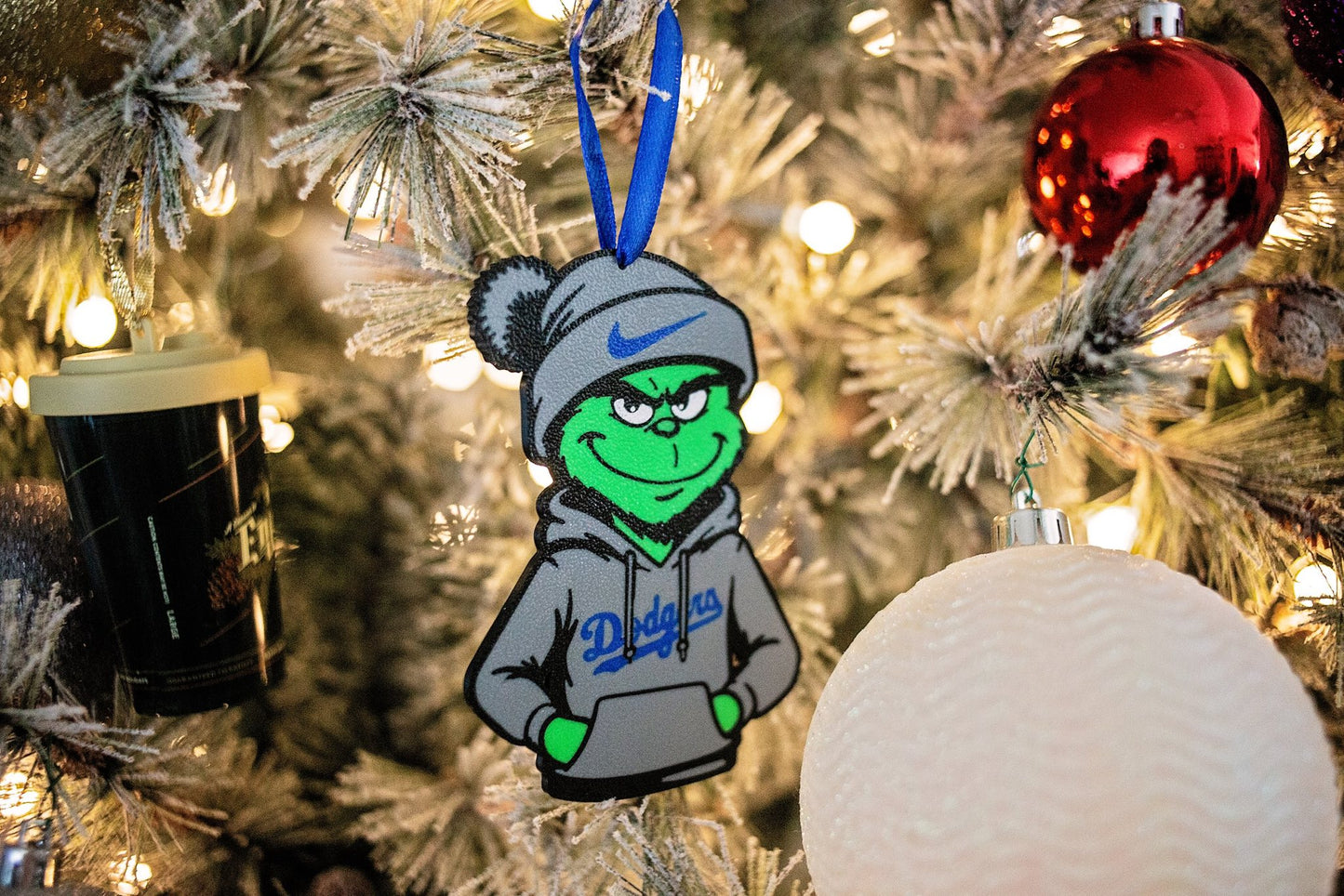 Dodger Grinch Ornament
