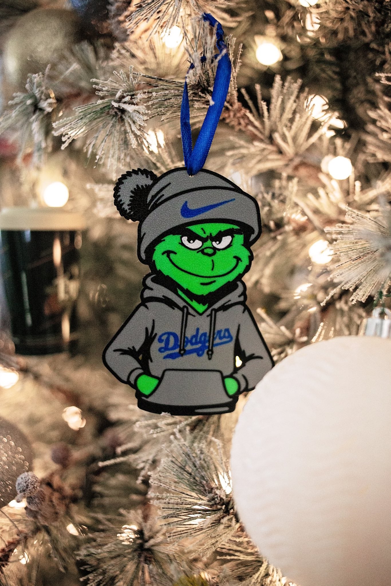 Dodger Grinch Ornament