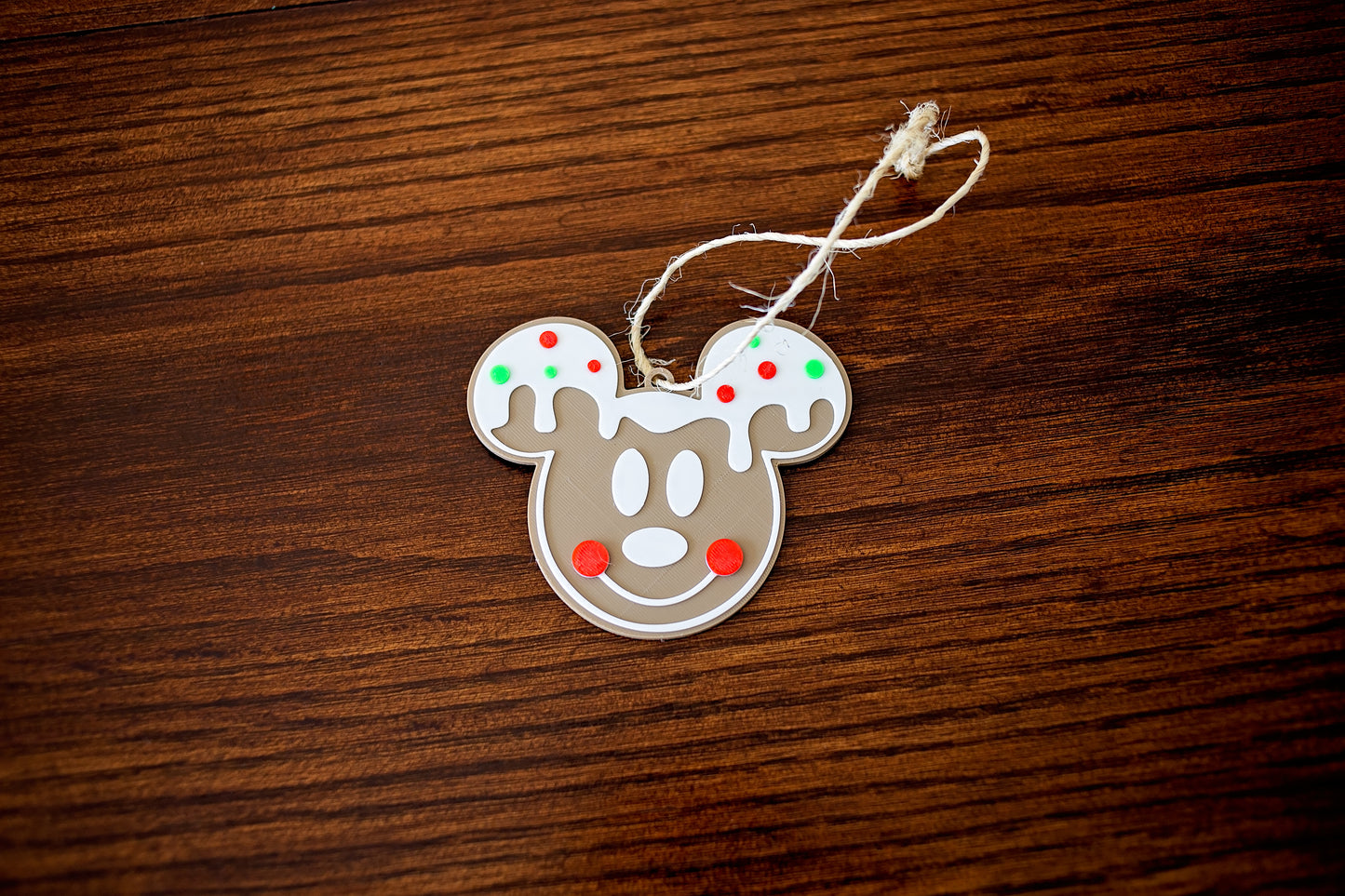 Mickey Mouse Gingerbread Ornament