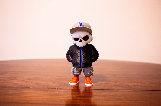 Urban Skeleton Figure Street Style Collectible