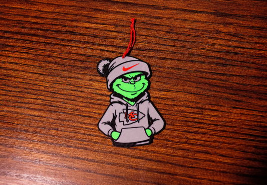 Kansas City Chiefs Grinch Ornament