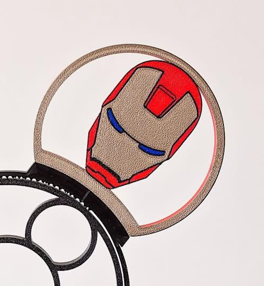 Iron Man–Inspired Magnetic Headband Ears