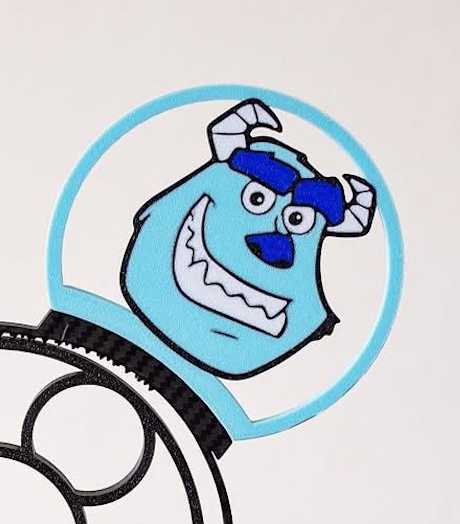 Monsters Inc–Inspired Magnetic Headband Ears